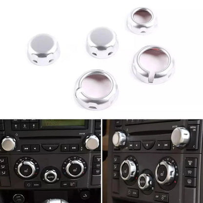 Set of 5 AC Control Knob Trim for Land Rover Discovery 3 (2005–2009)