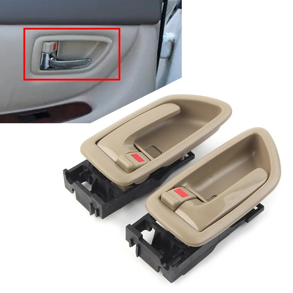 Interior Door Handle Set for Toyota Avalon (2000–2004) Gray Stone Lever