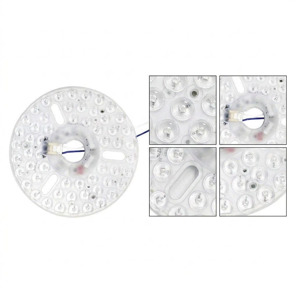 LED Ceiling Fan Light with Even Dispersion and Glare Reduction