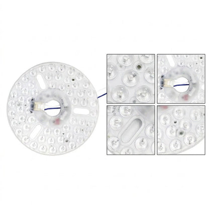LED Ceiling Fan Light with Even Dispersion and Glare Reduction