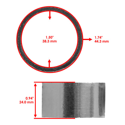 Exhaust Muffler Pipe Donut Gasket for Honda Pioneer 700-4 (2014–2023)