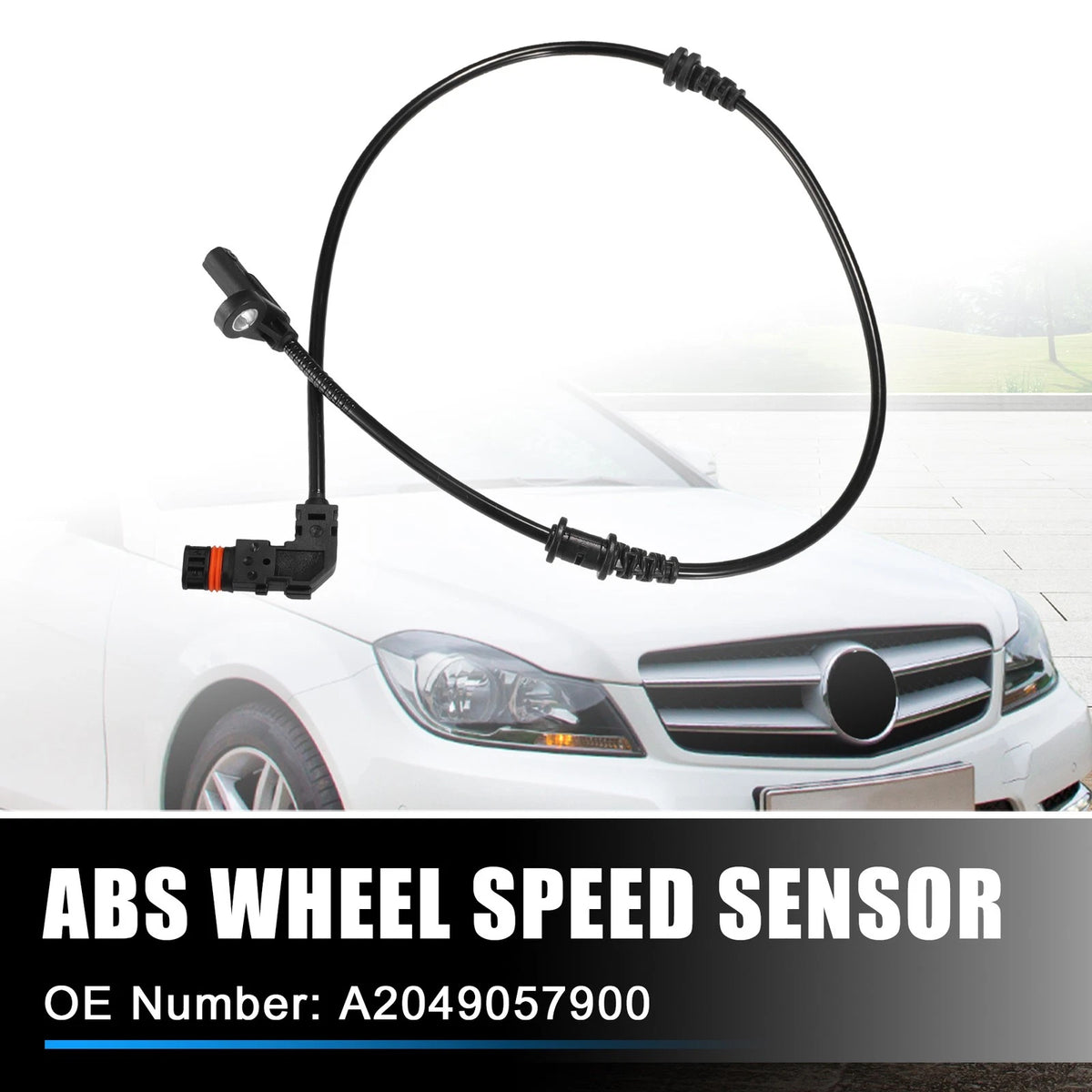 ABS Wheel Speed Sensor Front Left Right for Mercedes-Benz C250 C300 C350 (2008–2018)