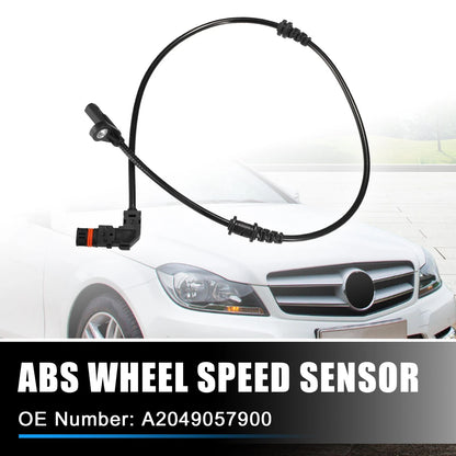 ABS Wheel Speed Sensor Front Left Right for Mercedes-Benz C250 C300 C350 (2008–2018)