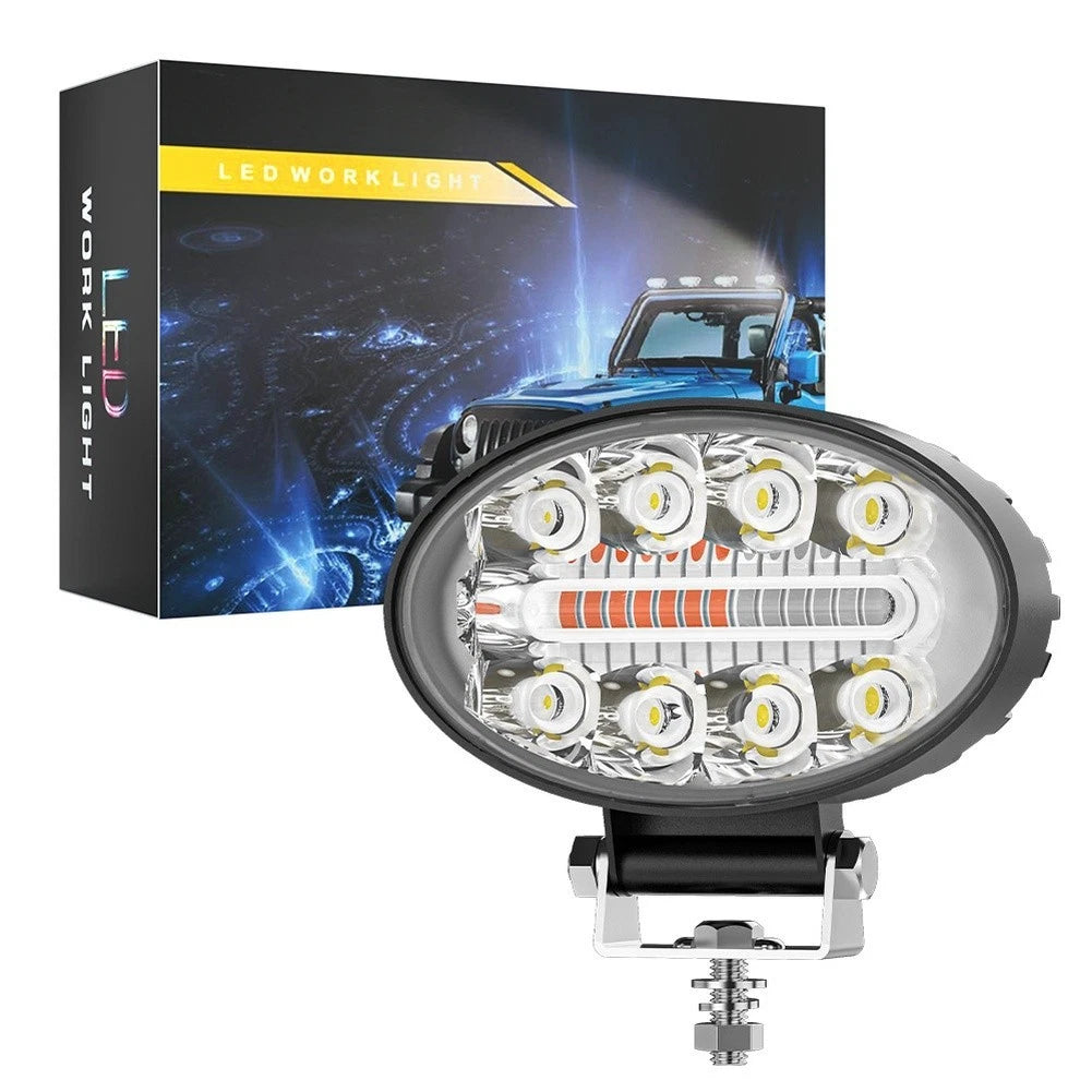 8 LED Red For Mini Spotlight Work Light 12W for Off Road Vehicles SUV Truck