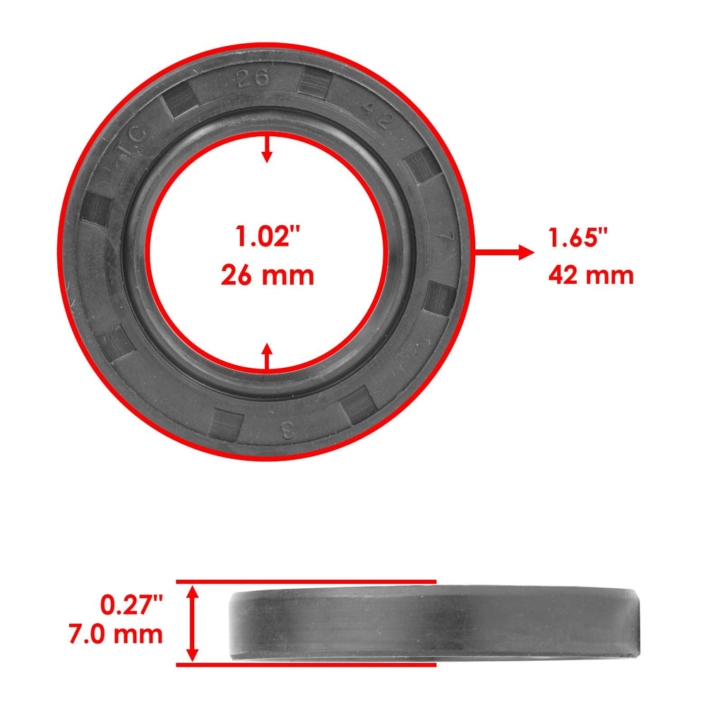 Caltric Front Wheel Hub Kit Replacement for Yamaha YFZ450 (2006–2013)