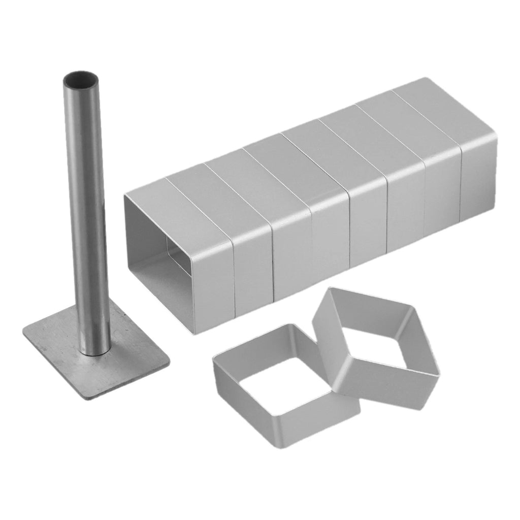 Rectangle Molds Pastry Cookie Cake Bread Biscuit Press Stamp