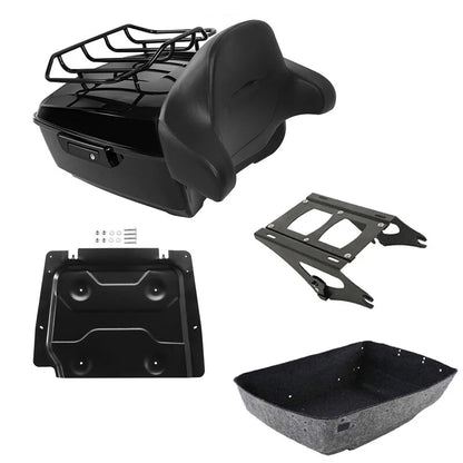 Trunk Luggage Pad Mount Rack Plate for Harley Road Street Glide (2014–2026)