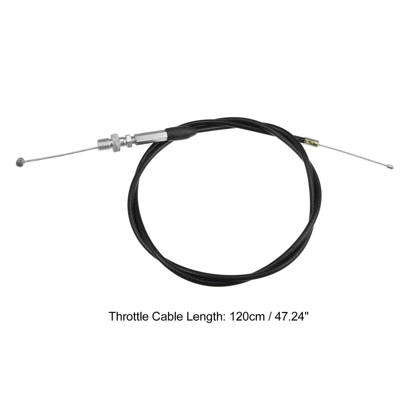 Throttle Cable Wire Replacement 120cm for 50cc-250cc ATV Quad Bike (Black)