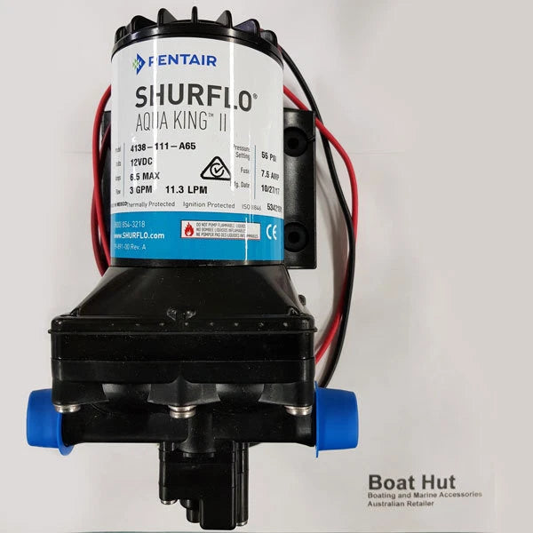 Shurflo Aqua King II Freshwater Pump 12V 3 GPM 55psi 4138-111-A65 for OEM