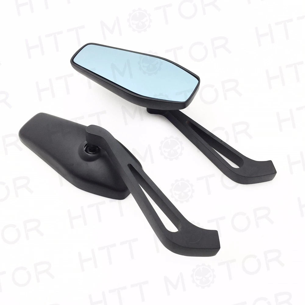 Rearview Mirrors for Universal Motorcycles (8mm 10mm) Black
