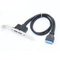 USB 3.0 20Pin Front Panel Adapter Cable for PC Case and Motherboard (50cm)