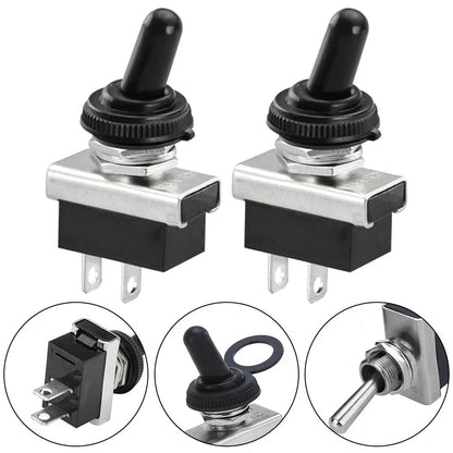 Toggle Switch Waterproof Design Set of 2 for Easy Installation