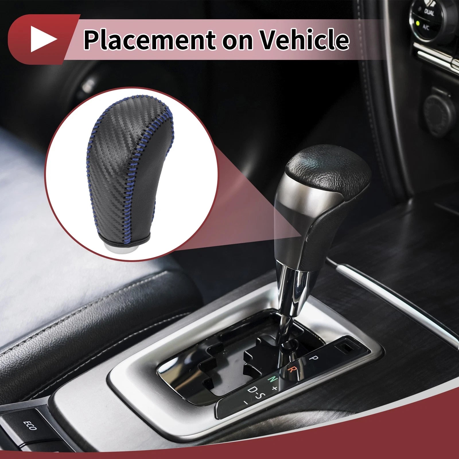 Gear Shift Knob Cover Replacement for Subaru Forester (2014–2017)