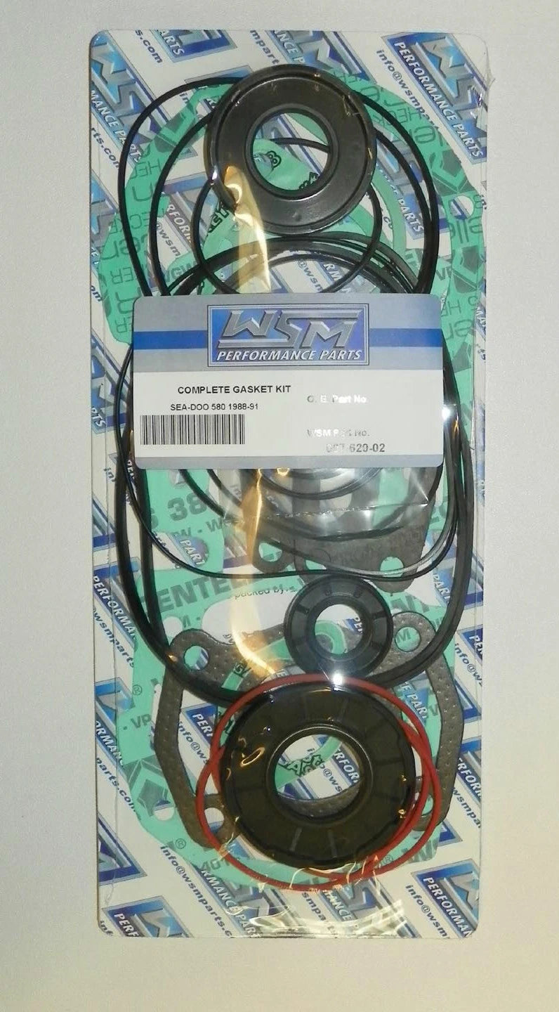 Complete Gasket & Seal Kit for SeaDoo 580/587 (YELLOW) 007-620-02