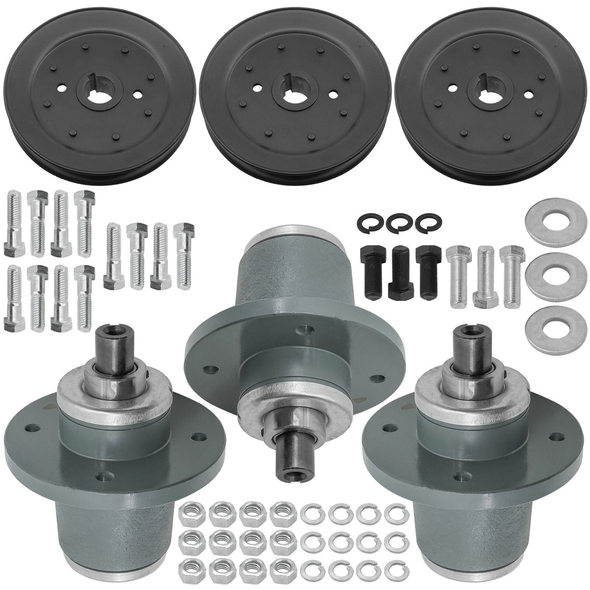 Deck Spindle and Pulley Assembly for Bad Boy Rebel 61 (2019–2024)