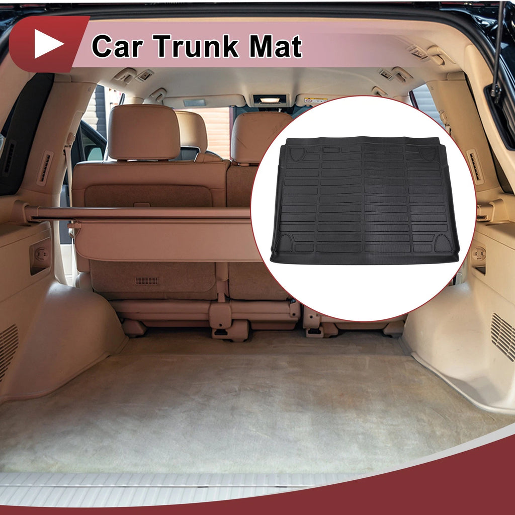 Cargo Liner Rear Trunk Mat for Ford Bronco 4 Door (2021–2025) TPE Grid Pattern