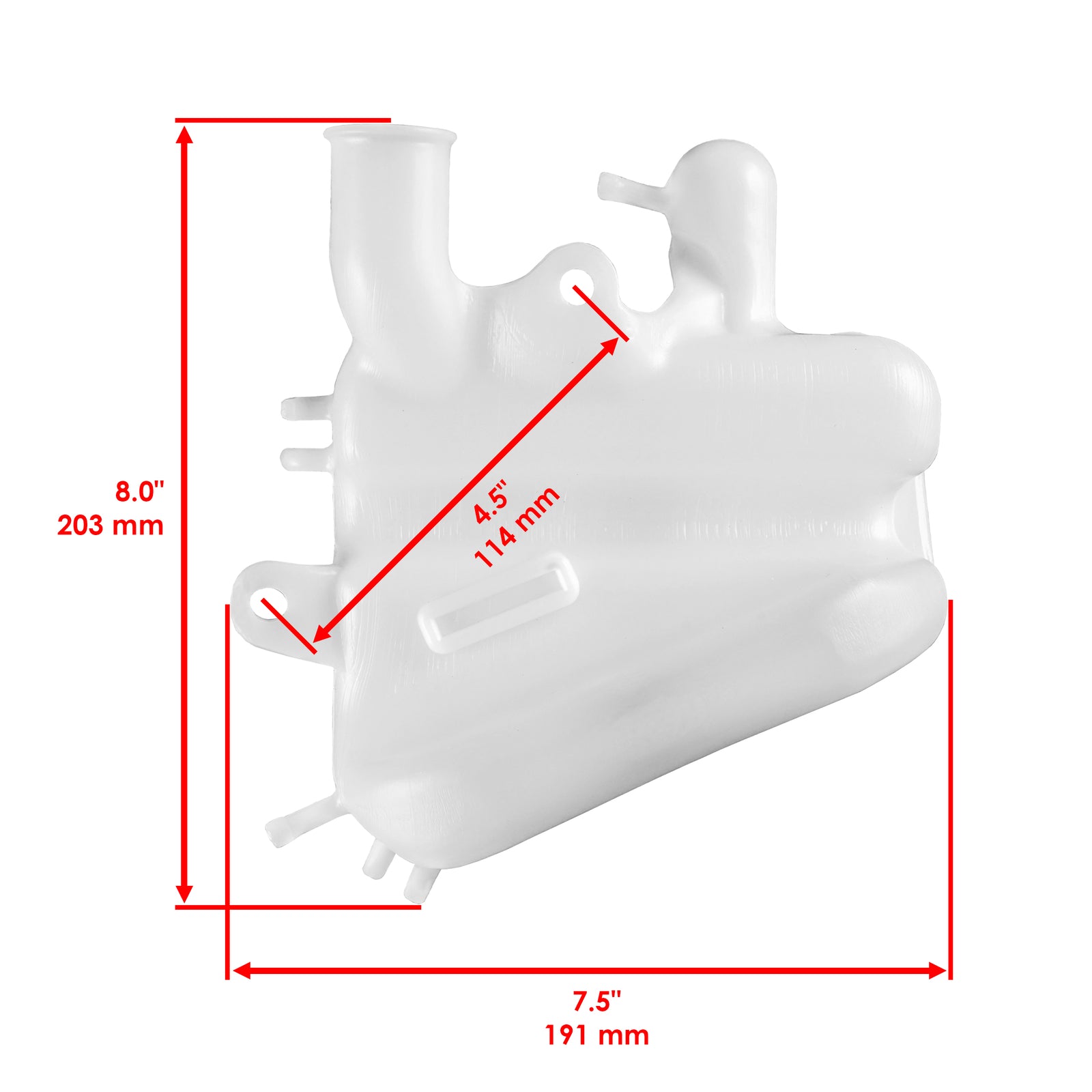 Radiator Reserve Tank for Honda Foreman 500 TRX500FE 4x4 (2012–2013)