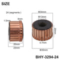 24P Teeth Copper Electrical Commutator for Optimize Motor Functionality