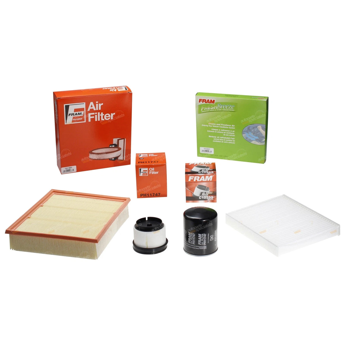 Filter Service Kit for Isuzu D-Max MUX TFR85 TFS85 UC 3.0L 4JJ1-TCX (2012–2019)