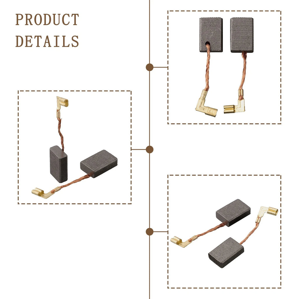 20x Carbon Brushes for Angle Grinder (5x11x16mm)