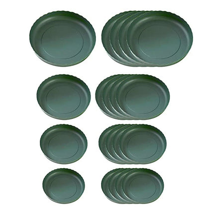 Set of 20 Circular Plant Saucers for Various Pots