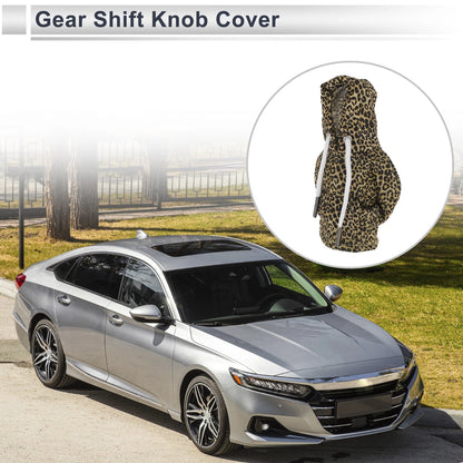 Gear Shift Knob Cover for Car SUV Truck (Leopard Print)