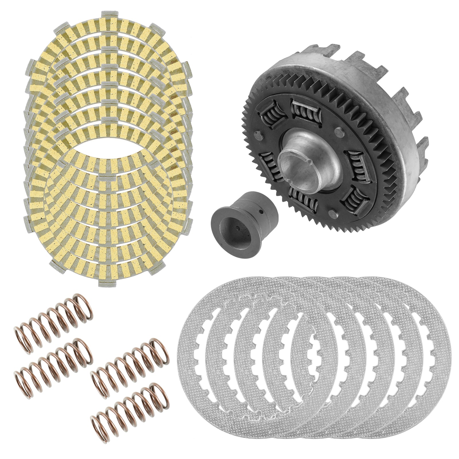 Clutch Outer Basket and Plates Kit Replacement for Honda Foreman 520 (2020–2023)