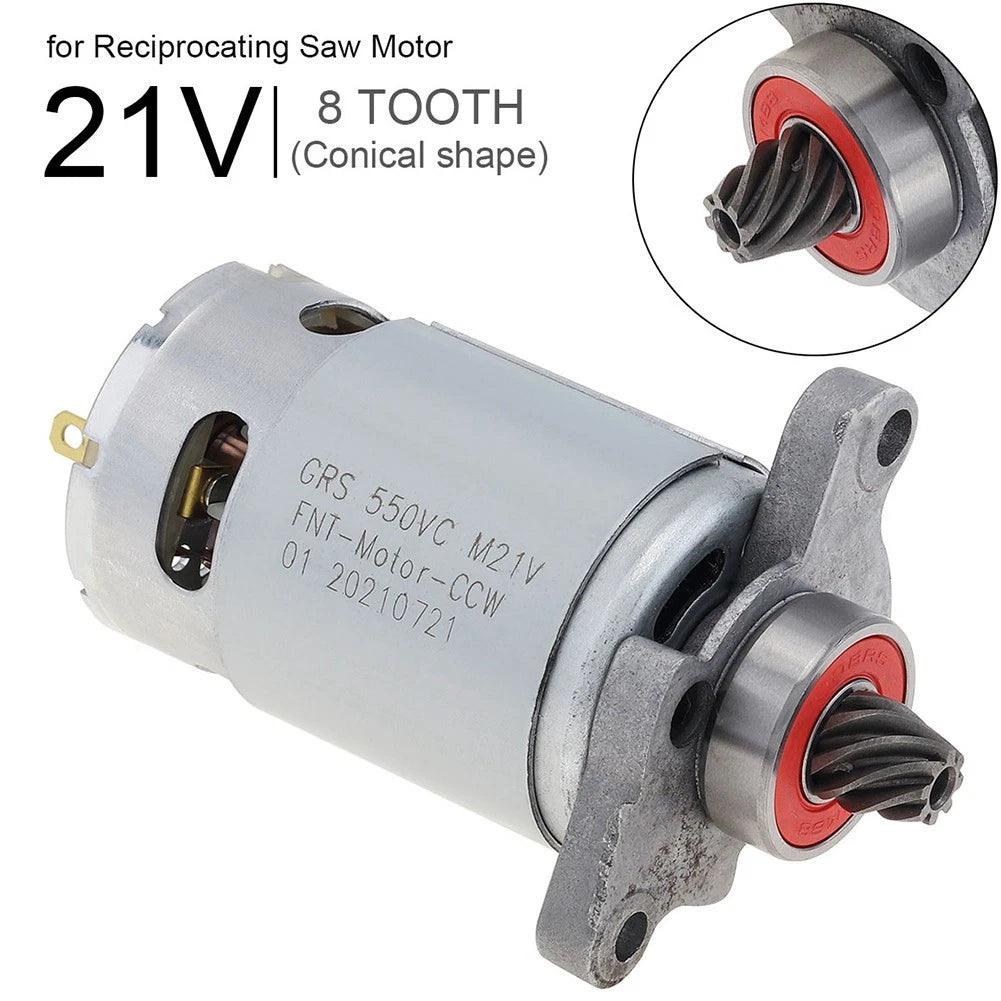 DC Motor for Power Tools with Conical Gear (21V, 60-120W)