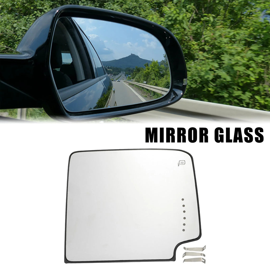 Right Rearview Mirror Glass Heated for Chevrolet Silverado (2014–2018)