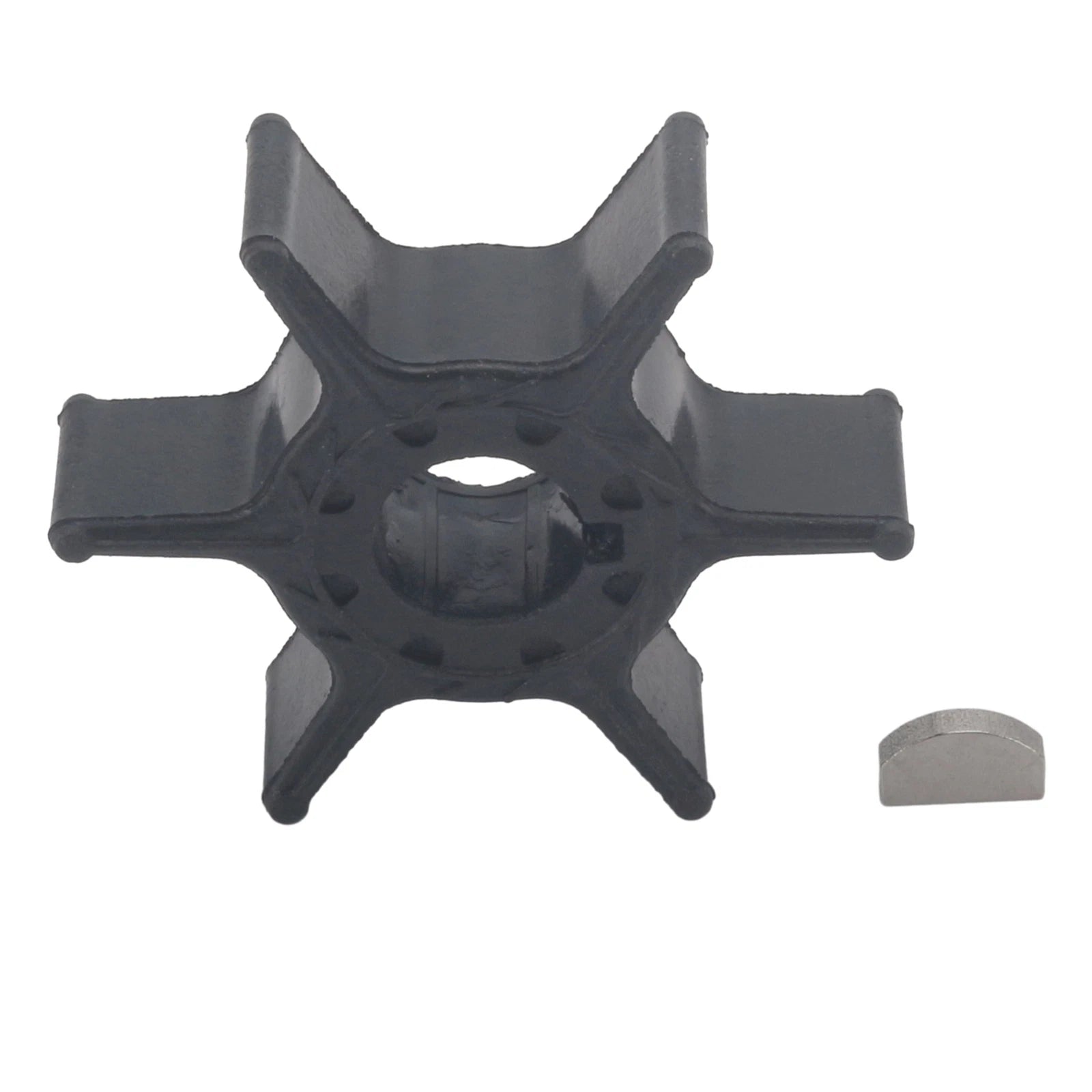 Water Pump Impeller & Key for Yamaha 8/9.9/15HP (63V-44352-01, Sierra 18-3040, 9-45607)