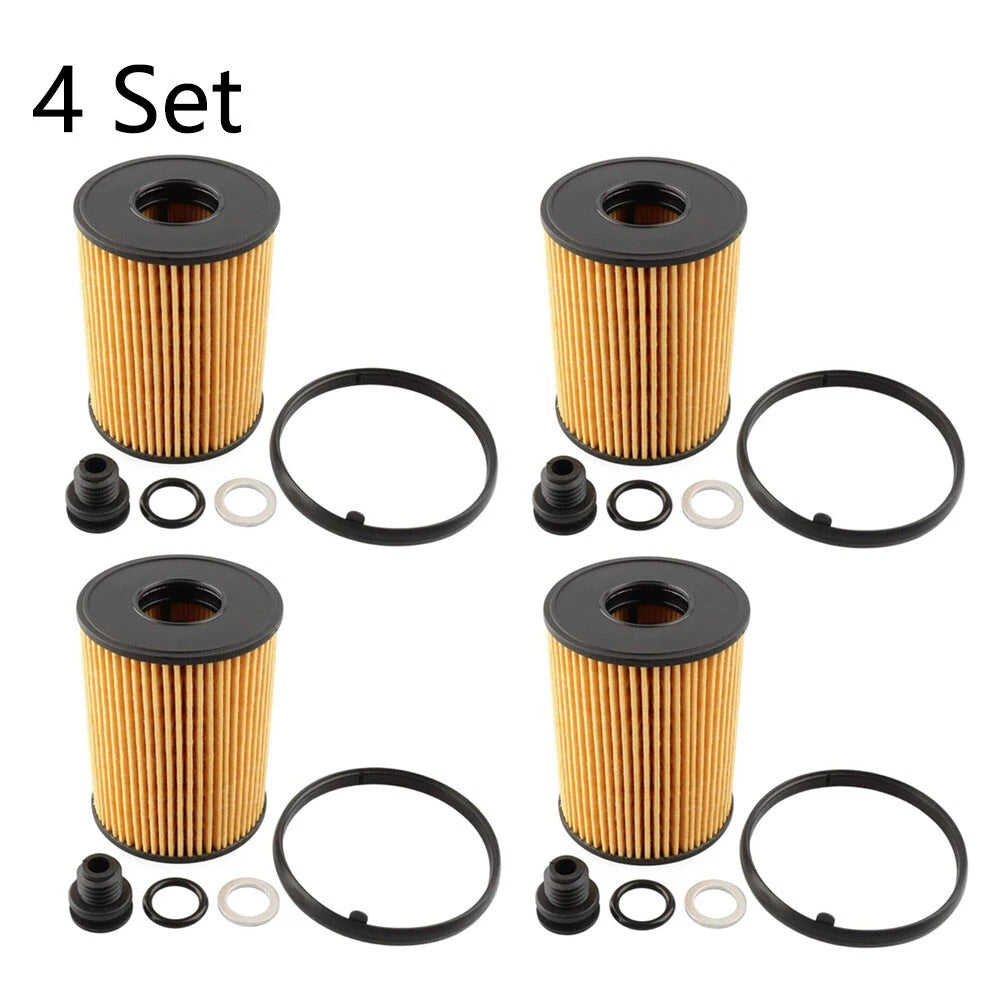 Set of 4 Engine Oil Filters for Hyundai Kia 2.5L (2020–2024) 26350-2S000