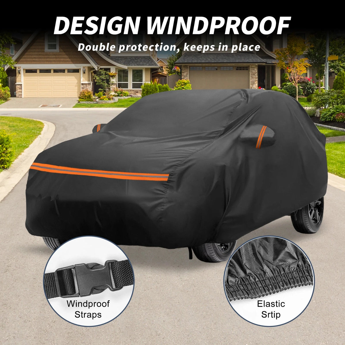 Waterproof Car Cover for Opel Mokka (2012–2019) with Zipper