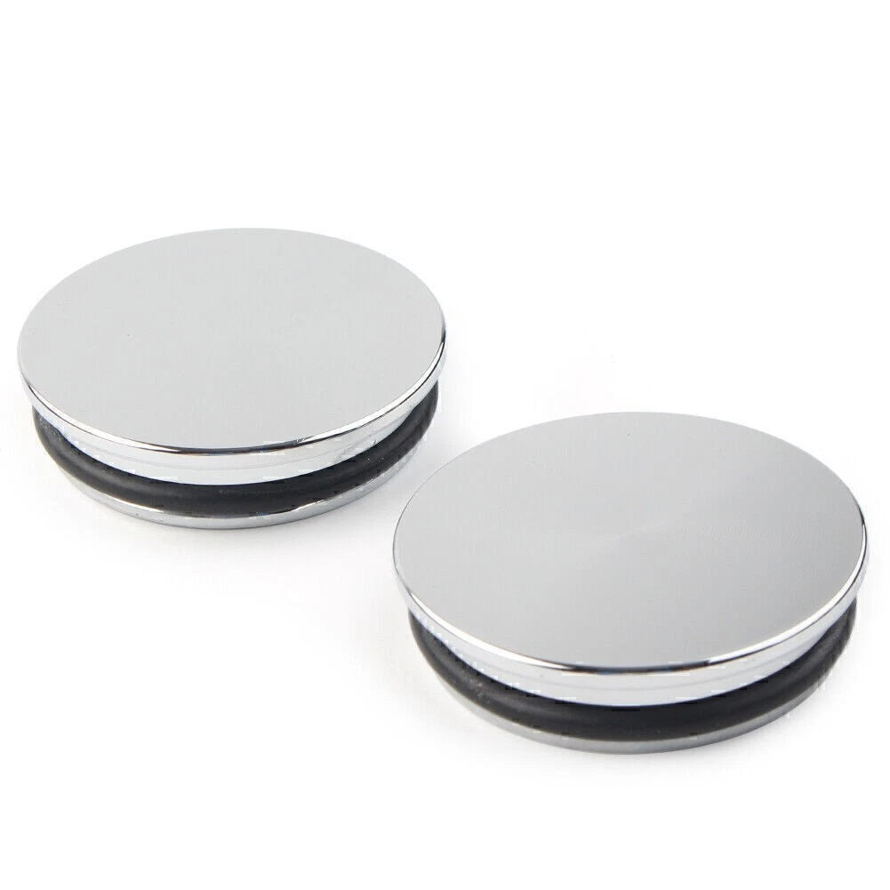 Pair Swingarm Pivot Covers for Harley V-Rod VRSCA (2002–2017) Silver