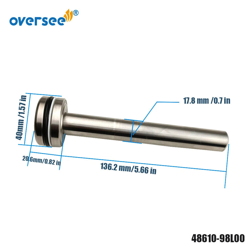 Piston/Ram with O-ring for Suzuki 4 Stroke 200-350HP Outboard (48610-98L00)