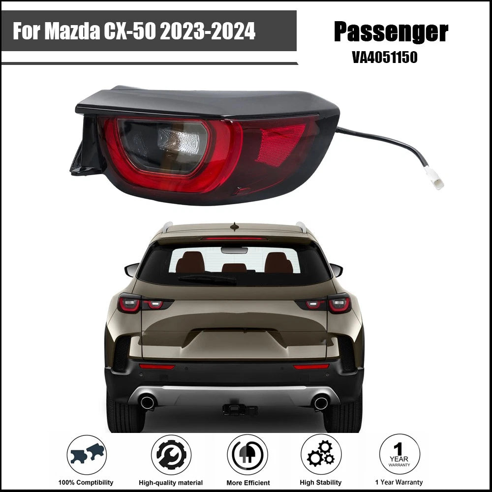Rear Outer LED Tail Light Assembly Right Side for Mazda CX-50 (2023–2024)