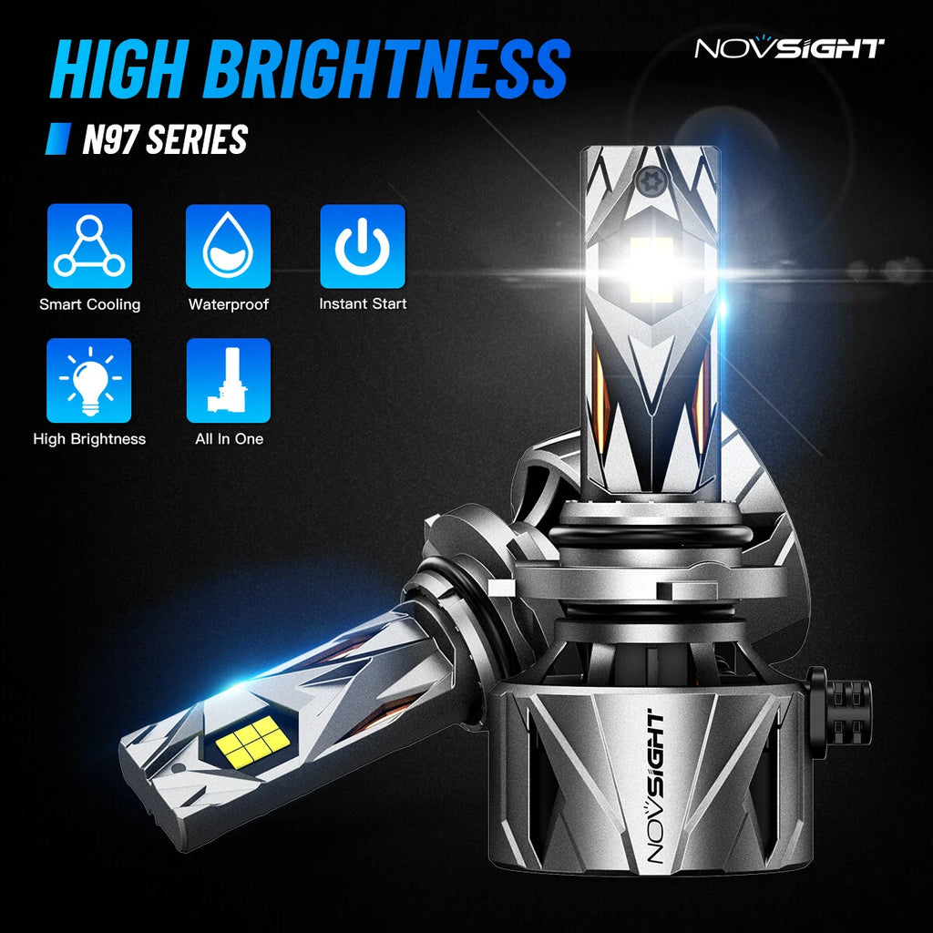 2X 9006 HB4 LED Headlight Bulb Conversion Kit for