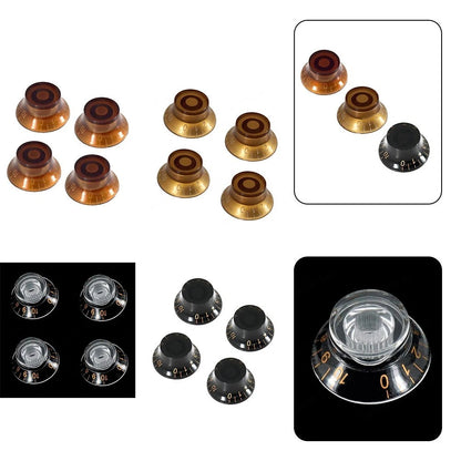 4X Guitar Knobs for Speed Tone Pots 6mm Diameter