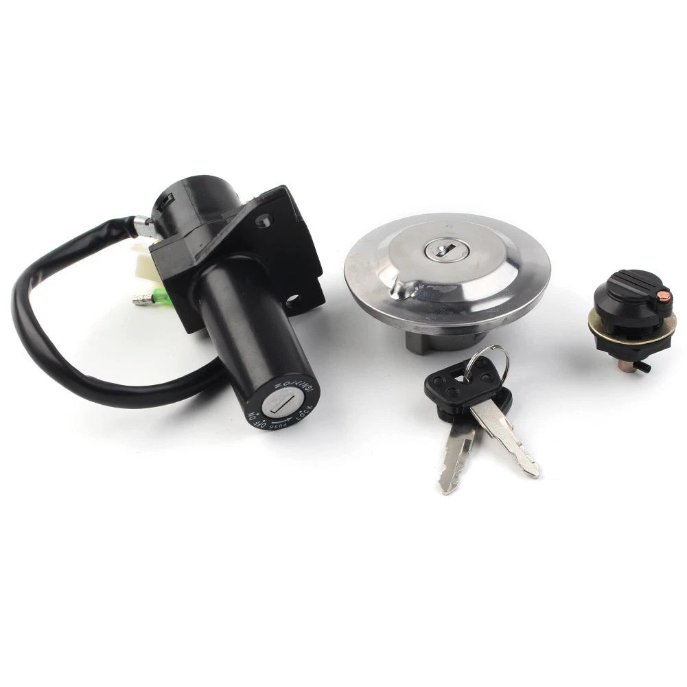 Ignition Switch Fuel Cap Lock Seat Key Lock Set for Yamaha YBR125 (2002–2013)