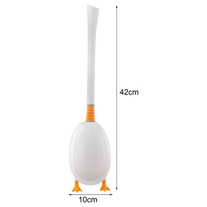 360 Degree Cleaning Silicone Toilet Brush with Holder Set