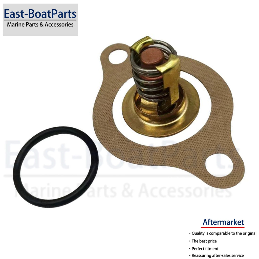 140°F Thermostat Kit for Volvo Penta 7.4GiP 7.4GLP 7.4GSi (1998–2006) 3853983 3852111