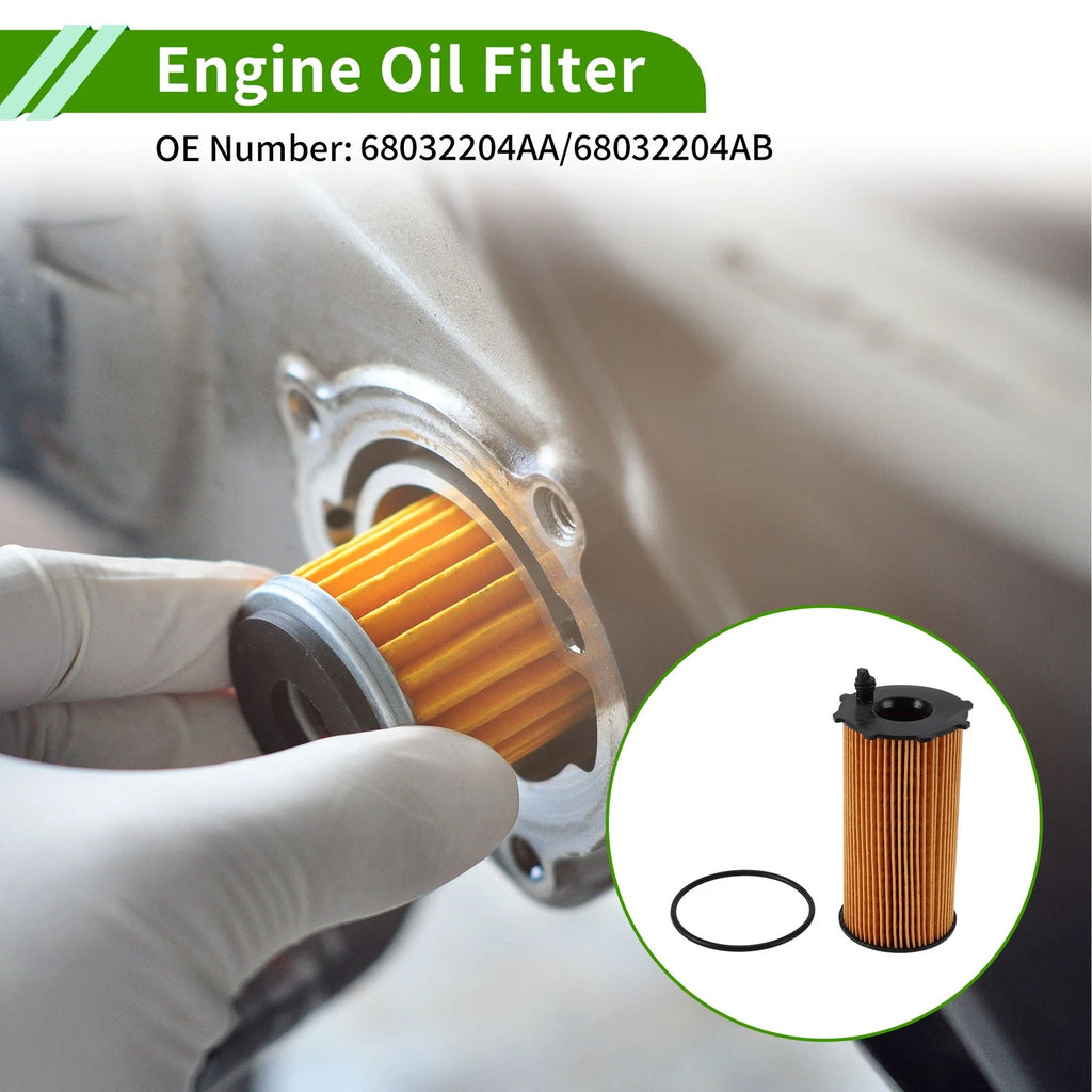 Engine Oil Filter No.68032204AA for Jeep Wrangler (2007–2018)
