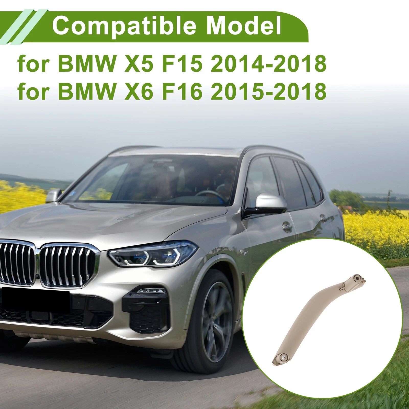 Front Rear Right Door Panel Handle Cover for BMW X5 F15 (2014–2018)