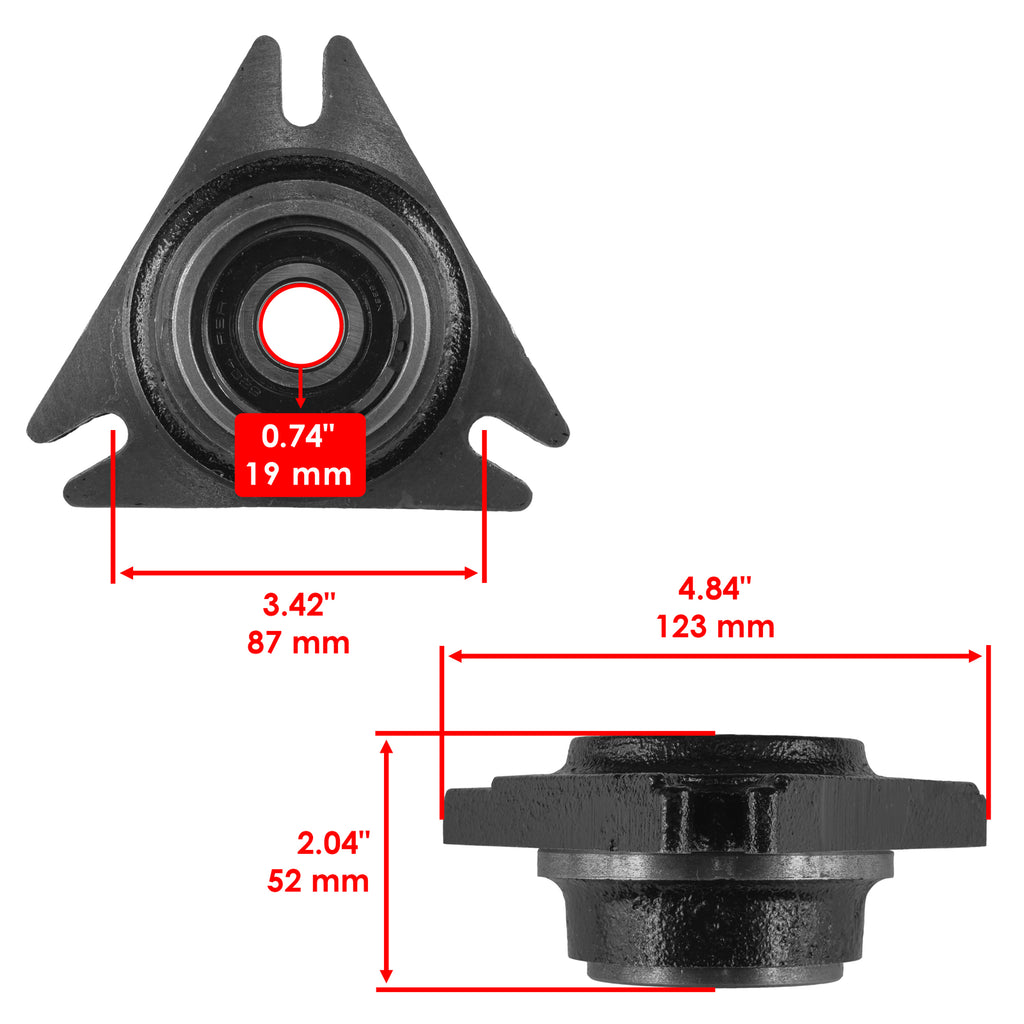 Deck Spindle & Pulley for John Deere 322 330 332 420 50 Inch (AM30302)