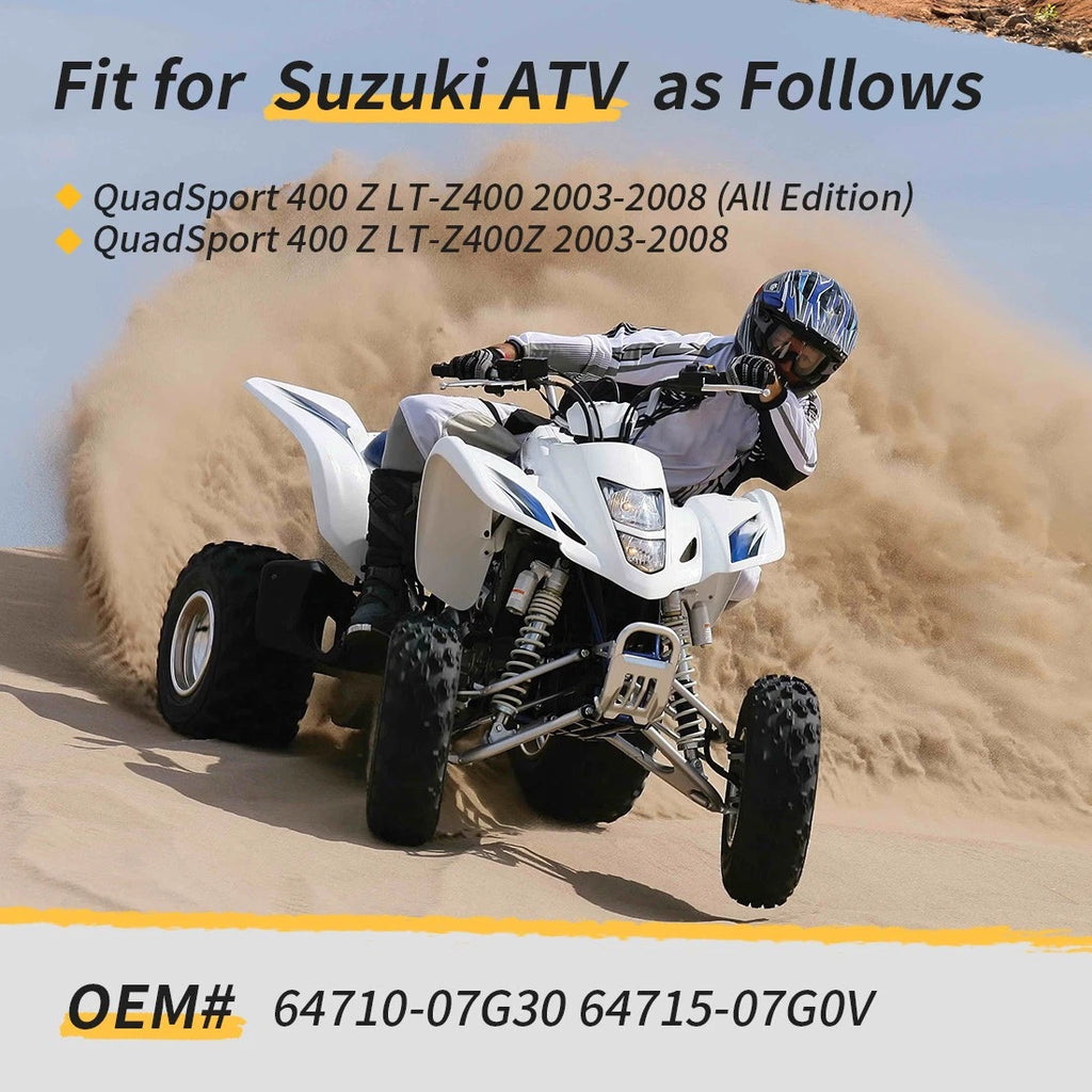Rear Axle Shaft & Bearing Housing Carrier Kit for Suzuki QuadSport 400 (2003–2006)