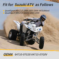 Rear Axle Shaft & Bearing Housing Carrier Kit for Suzuki QuadSport 400 (2003–2006)