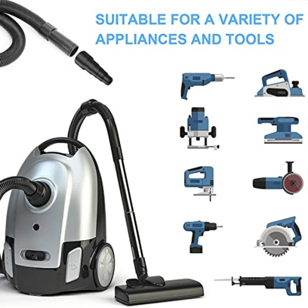 2X Vacuum Cleaner Adapter Set for Power Tools (Fits Most Sizes)