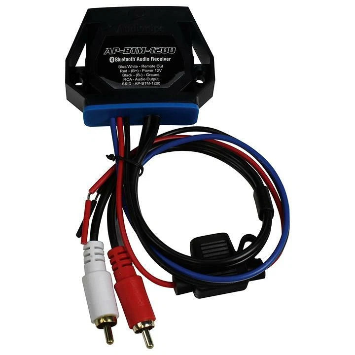 Audiopipe APBTM1200 Marine Bluetooth Audio Receiver for Amplifiers