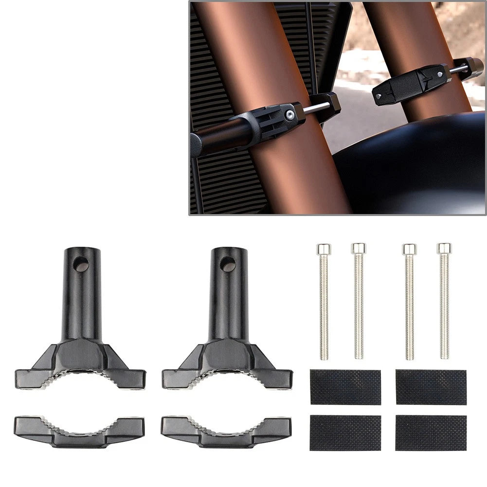 Motorcycle Fork Mount Bracket Clamp Holder For Spot Fog Driving Head Light 2Sets
