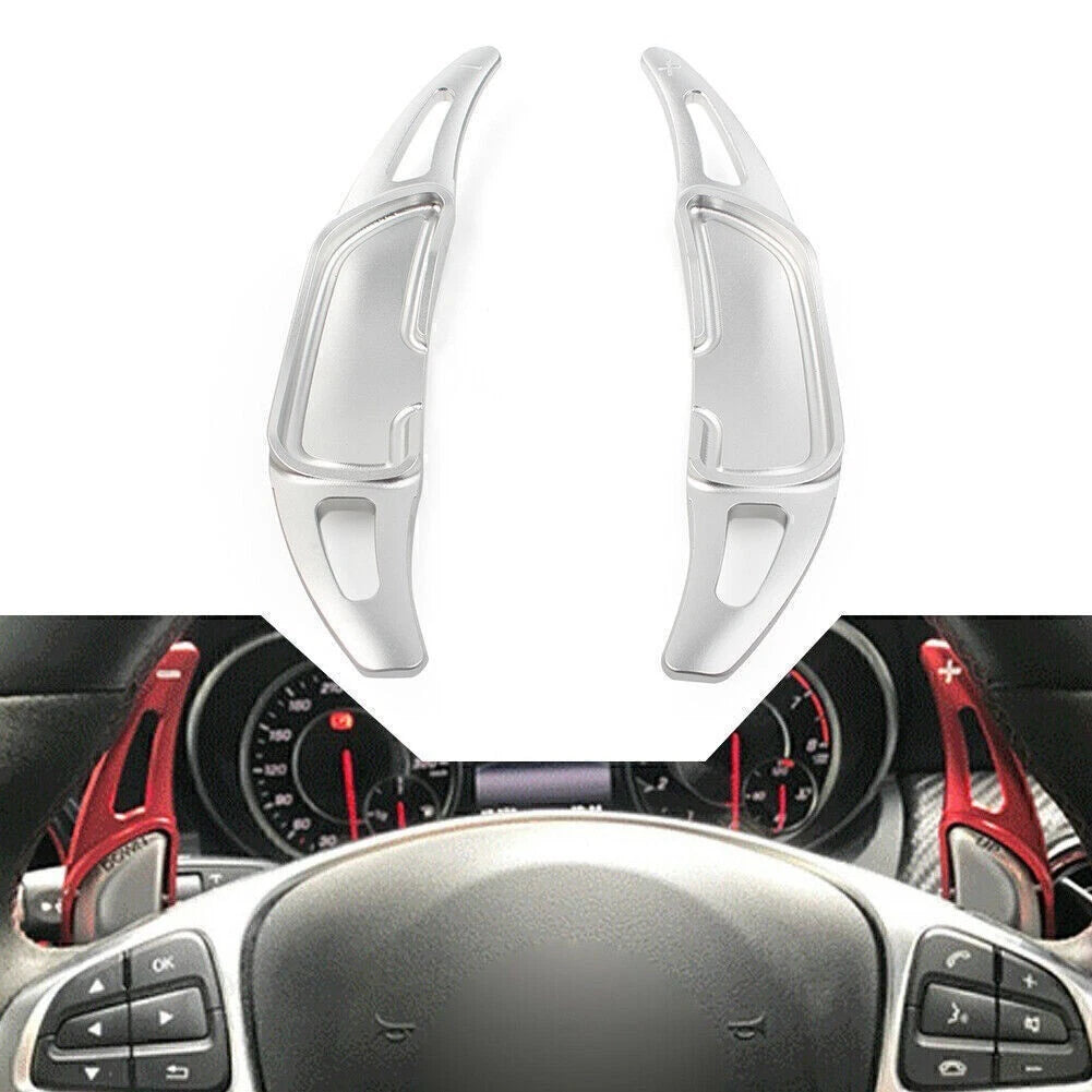 Silver Steering Wheel Shift Paddle Shifter for Benz SL63/SL65 R231 (2016–2018)
