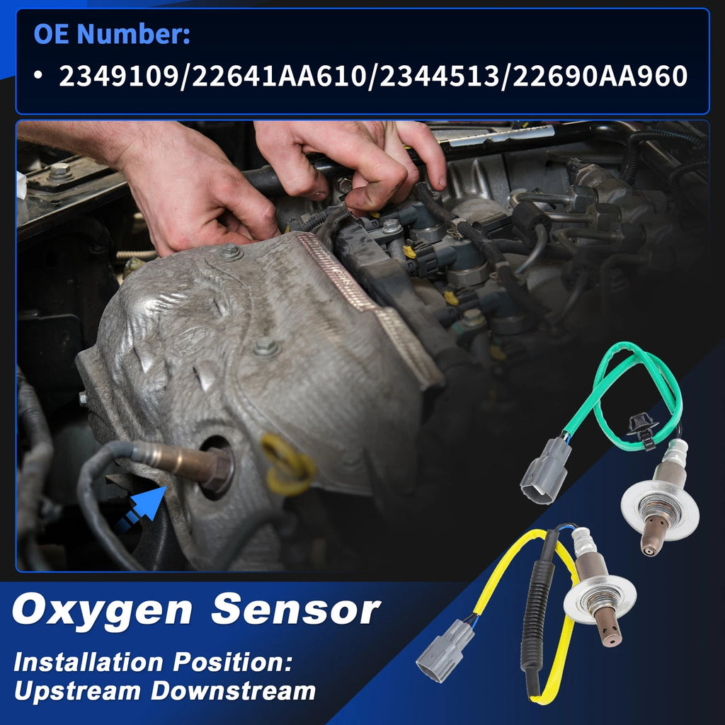 2X Upstream Downstream Oxygen Sensor for Subaru Forester 2.5L H4 (2011–2013)
